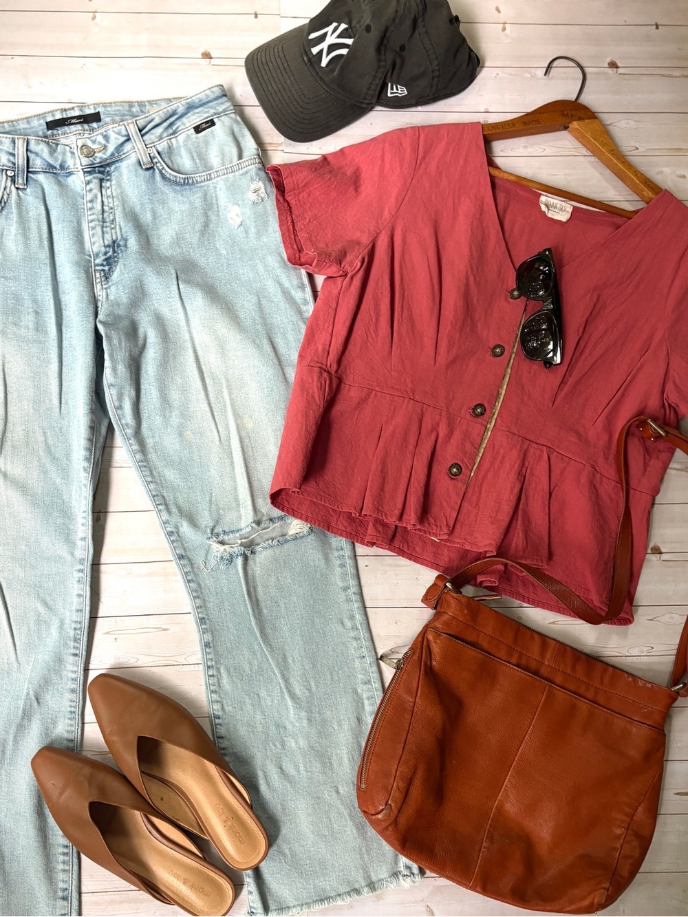 Sienna Sky cotton blouse